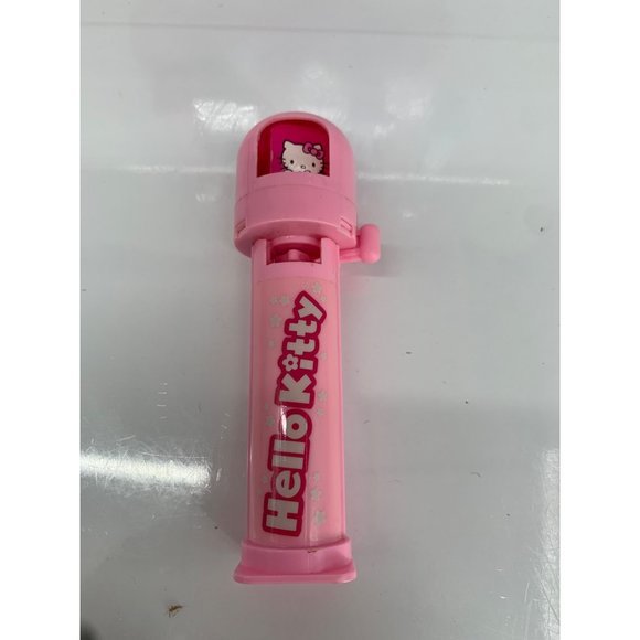 Sanrio Hello Kitty Pez Dispensers with Metal Tin Carrying Case USED NO Candy - Picture 2 of 15